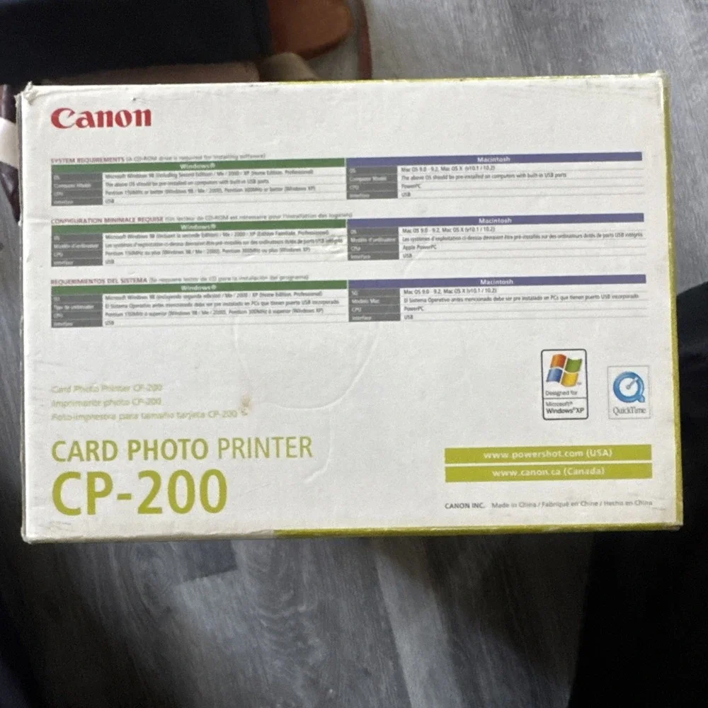 Canon CP-200 Card Photo Printer